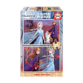 Educa 18085 Disney Frozen 2 2x25 Parça Puzzle