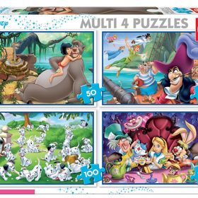 Educa 18105 Multi 4 in 1 Disney Class Puzzle