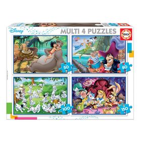 Educa 18105 Multi 4 in 1 Disney Class Puzzle