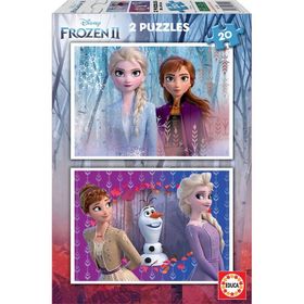 Educa 18109 2x20 Parça Frozen 2 Çocuk Puzzle
