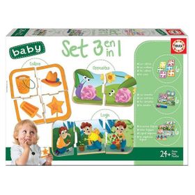 Educa 18123 3 in 1 Baby Set Puzzle