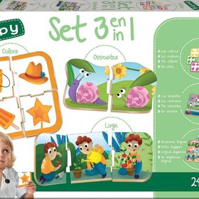 Educa 18123 3 in 1 Baby Set Puzzle