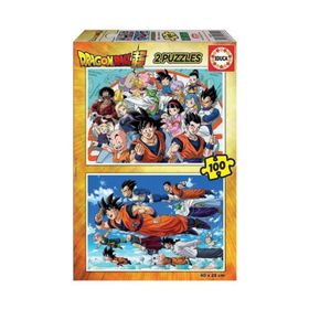 Educa 18214 2x100 Parça Dragon Ball Puzzle