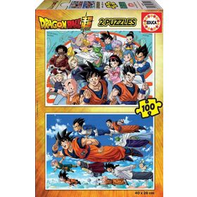 Educa 18214 2x100 Parça Dragon Ball Puzzle