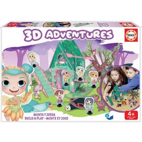 Educa 18229 3 Boyutlu Peri Maceraları Puzzle Seti