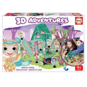 Educa 18229 3 Boyutlu Peri Maceraları Puzzle Seti