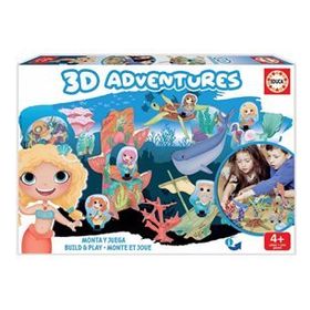 Educa 18230 3 Boyutlu Denizkızı Maceraları Puzzle Seti