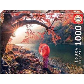 Educa 18455 Katsura River'de Gündoğumu 1000 Parça Puzzle