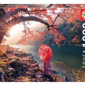 Educa 18455 Katsura River'de Gündoğumu 1000 Parça Puzzle
