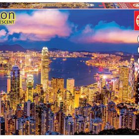 Educa 18462 1000 Parça Hong Kong'da Ufuk Çizgisi Puzzle