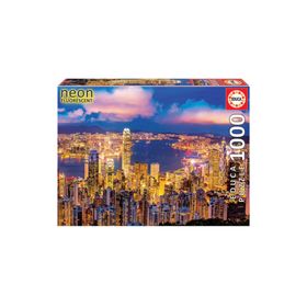 Educa 18462 1000 Parça Hong Kong'da Ufuk Çizgisi Puzzle