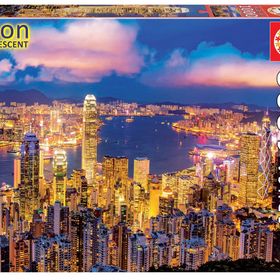 Educa 18462 1000 Parça Hong Kong'da Ufuk Çizgisi Puzzle