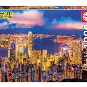 Educa 18462 1000 Parça Hong Kong'da Ufuk Çizgisi Puzzle