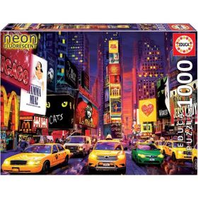 Educa 18499 1000 Parça New York Times Meydanı Neon Puzzle