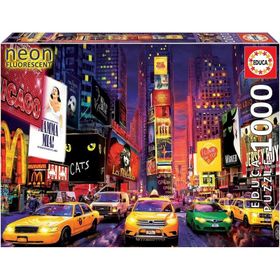 Educa 18499 1000 Parça New York Times Meydanı Neon Puzzle