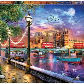 Educa 19046 2000 Parça Londra'da Gün Batımı Puzzle