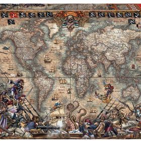 Educa 2000 Parça Korsanlar Haritası Puzzle