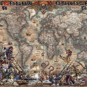 Educa 2000 Parça Korsanlar Haritası Puzzle