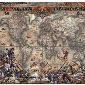 Educa 2000 Parça Korsanlar Haritası Puzzle
