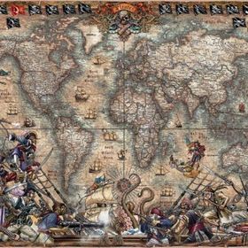 Educa 2000 Parça Korsanlar Haritası Puzzle