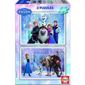 Educa 2X100 Frozen Çocuk Puzzle