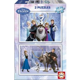 Educa 2X100 Frozen Çocuk Puzzle