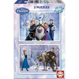 Educa 2X100 Frozen Çocuk Puzzle