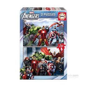 Educa 2x100 Parça Avengers Puzzle