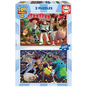Educa 2x100 Parça Toy Story 4 18107 Çocuk Puzzle