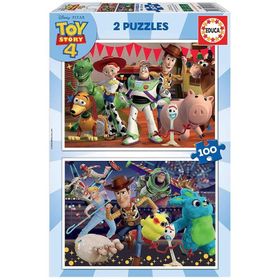 Educa 2x100 Parça Toy Story 4 18107 Çocuk Puzzle