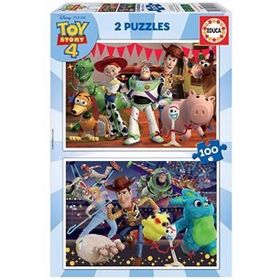 Educa 2x100 Parça Toy Story 4 18107 Çocuk Puzzle