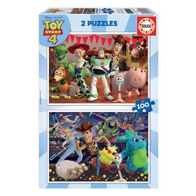 Educa 2x100 Parça Toy Story 4 18107 Çocuk Puzzle