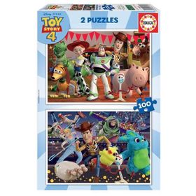 Educa 2x100 Parça Toy Story 4 18107 Çocuk Puzzle