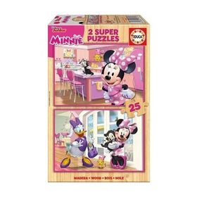 Educa 2x25 Parça Minnie Çocuk Puzzle