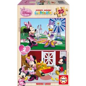 Educa 2x25 Parça Minnie Çocuk Puzzle