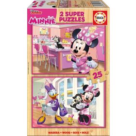 Educa 2x25 Parça Minnie Çocuk Puzzle