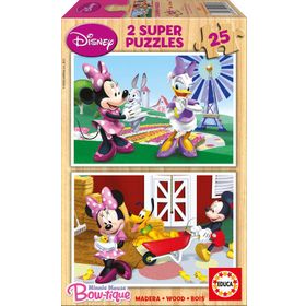Educa 2x25 Parça Minnie Çocuk Puzzle