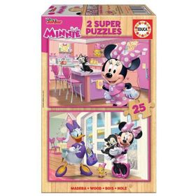 Educa 2x25 Parça Minnie Çocuk Puzzle