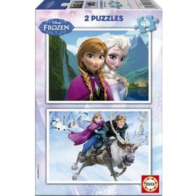 Educa 2x48 Parça Frozen Puzzle