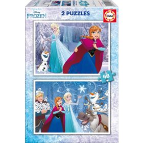 Educa 2x48 Parça Frozen Puzzle