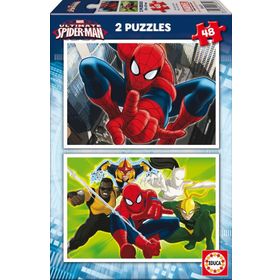 Educa 2x48 Parça Örümcek Adam Spider-Man Puzzle