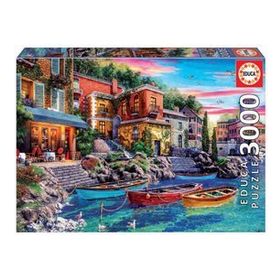 Educa 3000 Parça Como'da Günbatımı Manzarası Puzzle