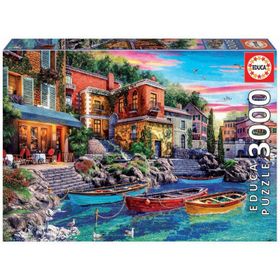 Educa 3000 Parça Como'da Günbatımı Manzarası Puzzle