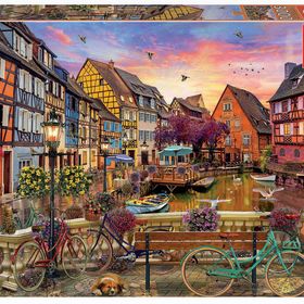 Educa 3000 Parça Fransa Colmar'da Kanal Manzarası Puzzle
