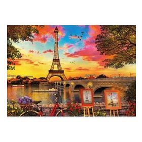 Educa 3000 Parça Paris'te Günbatımı Puzzle
