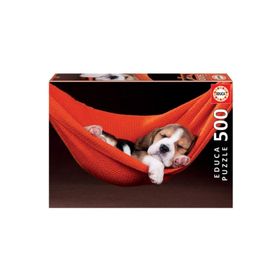Educa 500 Parça Hamaktaki Köpek Yavrusu Puzzle