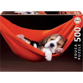 Educa 500 Parça Hamaktaki Köpek Yavrusu Puzzle