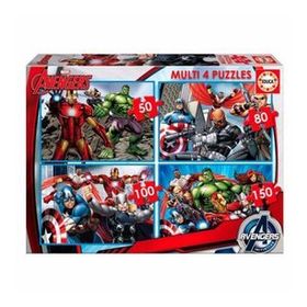 Educa 50+80+100+150 Parça Avengers Puzzle