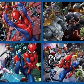 Educa 50+80+100+150 Parça Spiderman Multi Puzzle