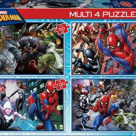 Educa 50+80+100+150 Parça Spiderman Multi Puzzle